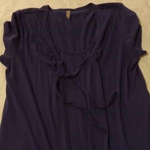 Thyme Women's Top with Very Short Sleeves
